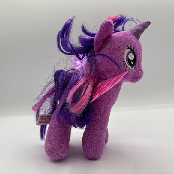 Twilight Sparkle My Little Pony Ty Beanie Baby Tags 7" Plush 2014 Pink Purple - Picture 5 of 12